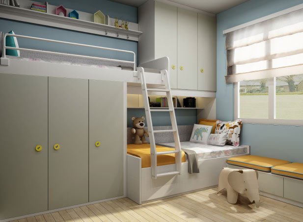 chidren’s-bedroom-in-different-style-helps-improve-children’s-creative-ability2