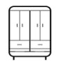 SN21-C005 Wardrobe