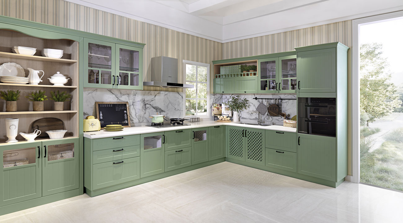 GREEN LIGHT SUMMER Kitchen Cabinets :Ideas, Furniture \u0026 Decor | Snimay