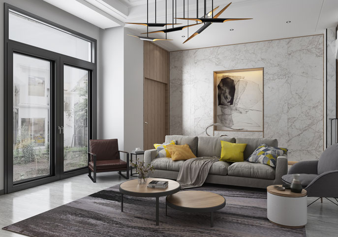 WUJI Vertical Hinged Door