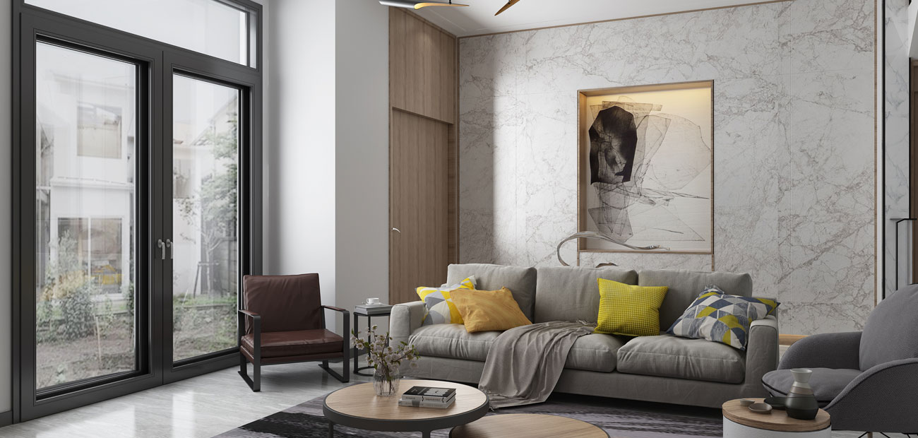 WUJI Vertical Hinged Door