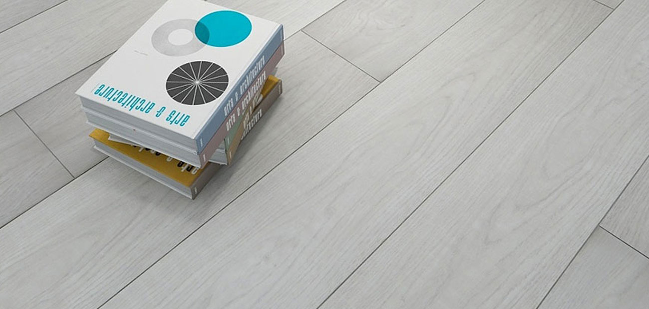 White & Gray Color European Standard Waterproof Flooring (WDA-1801A)
