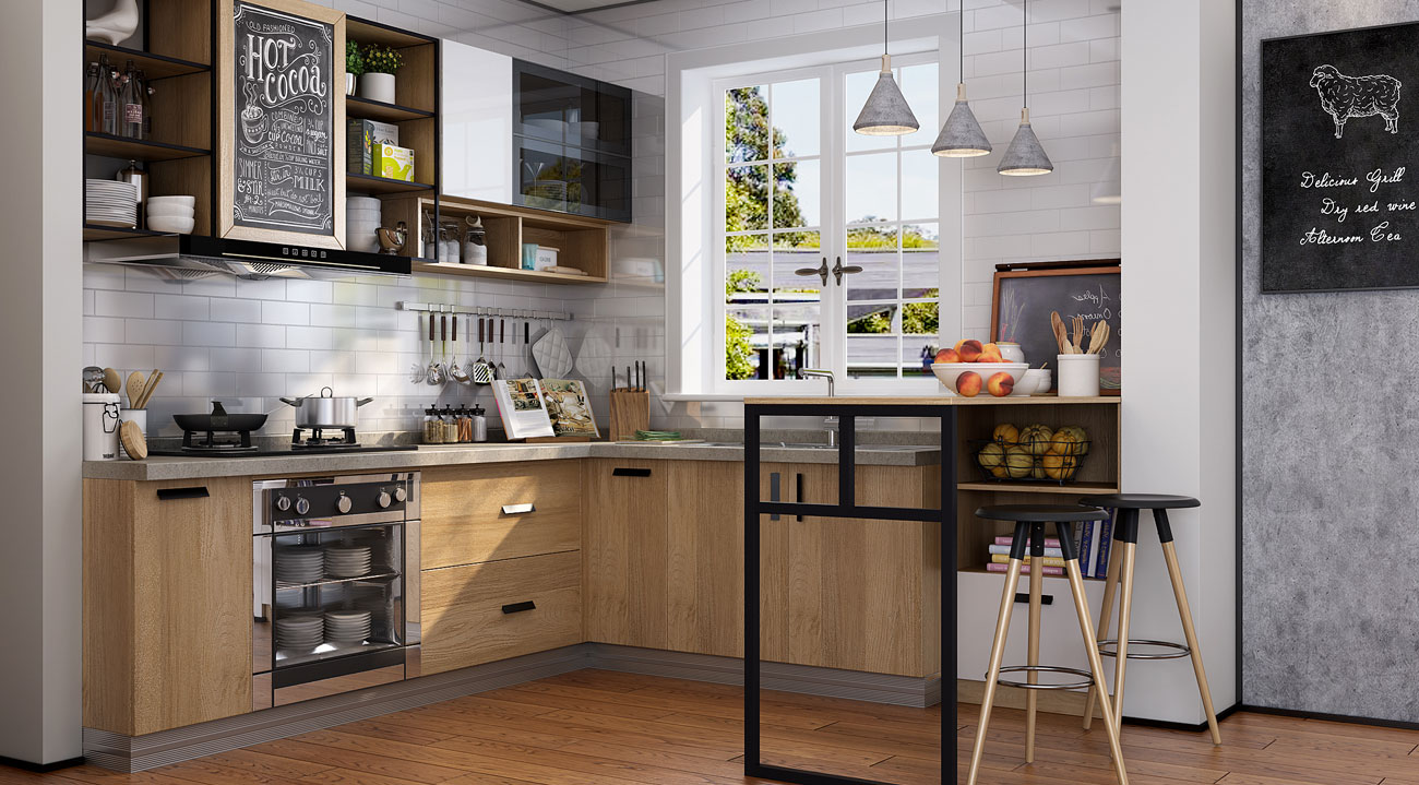Vansza Kitchen Cabinet
