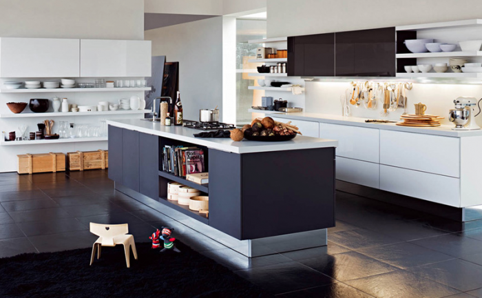 u-shaped kitchen interior design