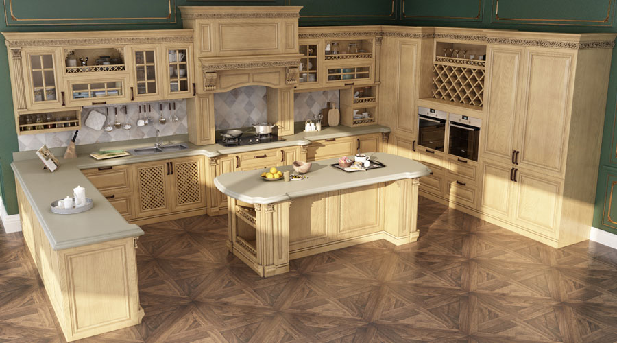 SN20-KCS008 Kitchen Cabinet