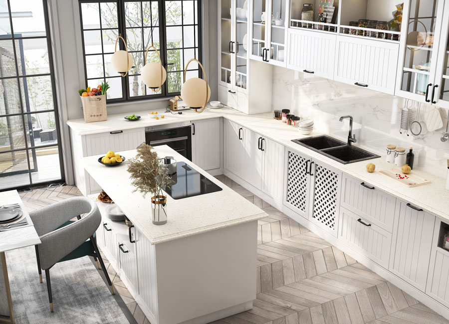 SN21-KC008 Kitchen Cabinet