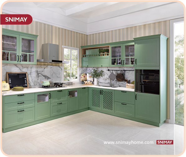 GREEN LIGHT SUMMER Kitchen Cabinets