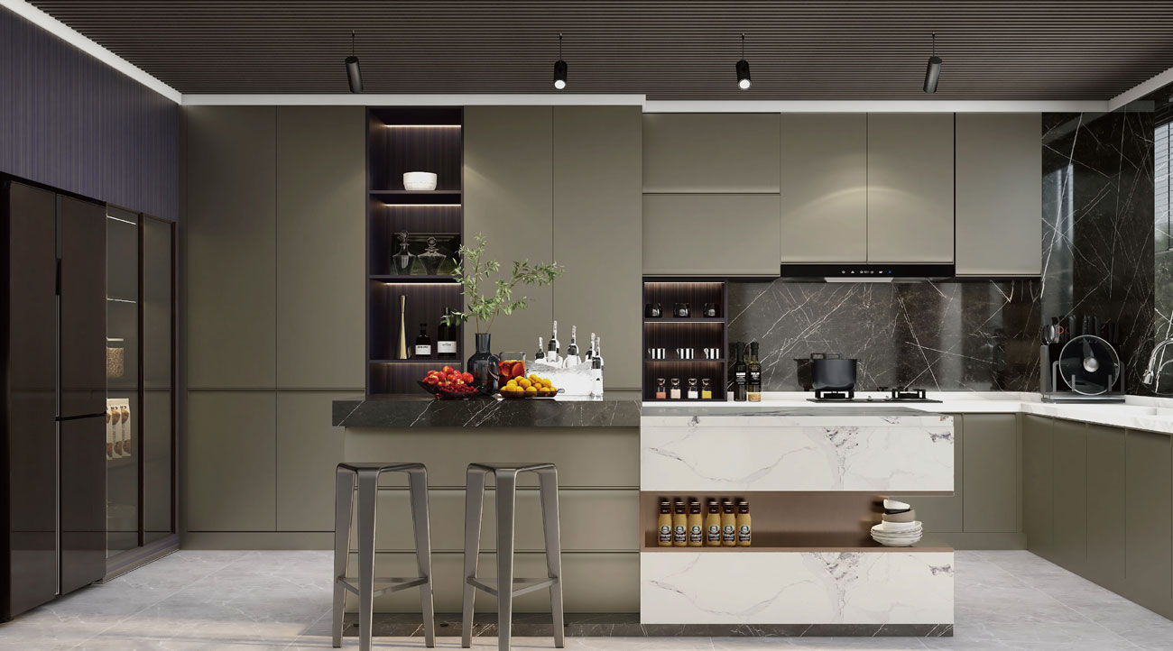 SN22-KC004 Kitchen Cabinet