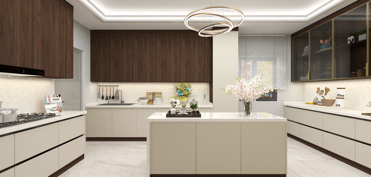 India villa kitchen cabinet project