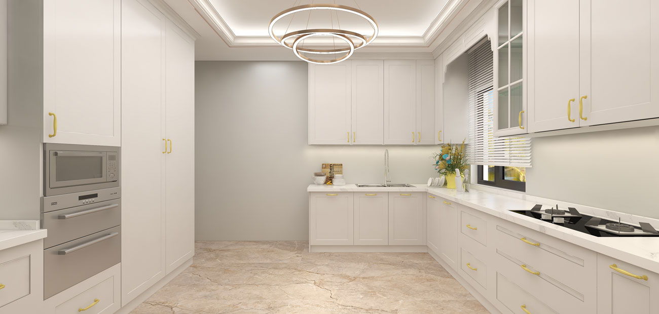 India villa kitchen cabinet project