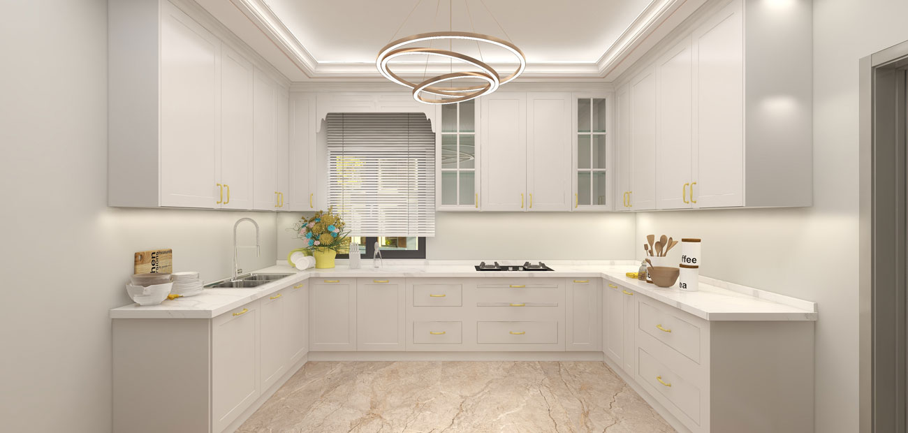 India villa kitchen cabinet project