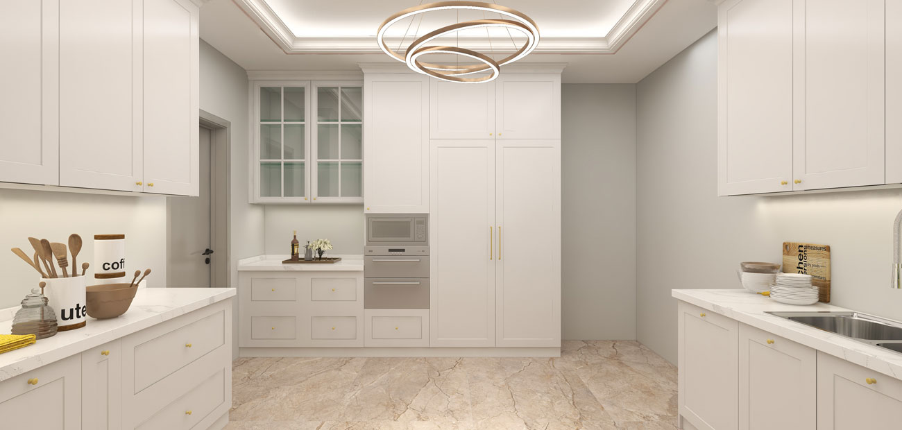 India villa kitchen cabinet project