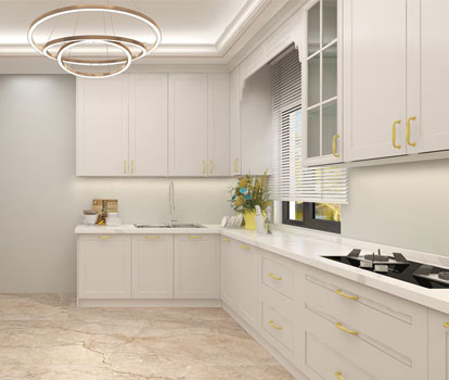 India villa kitchen cabinet project