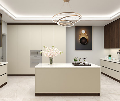 India villa kitchen cabinet project