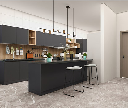 Singapore apartment kitchen cabinet project