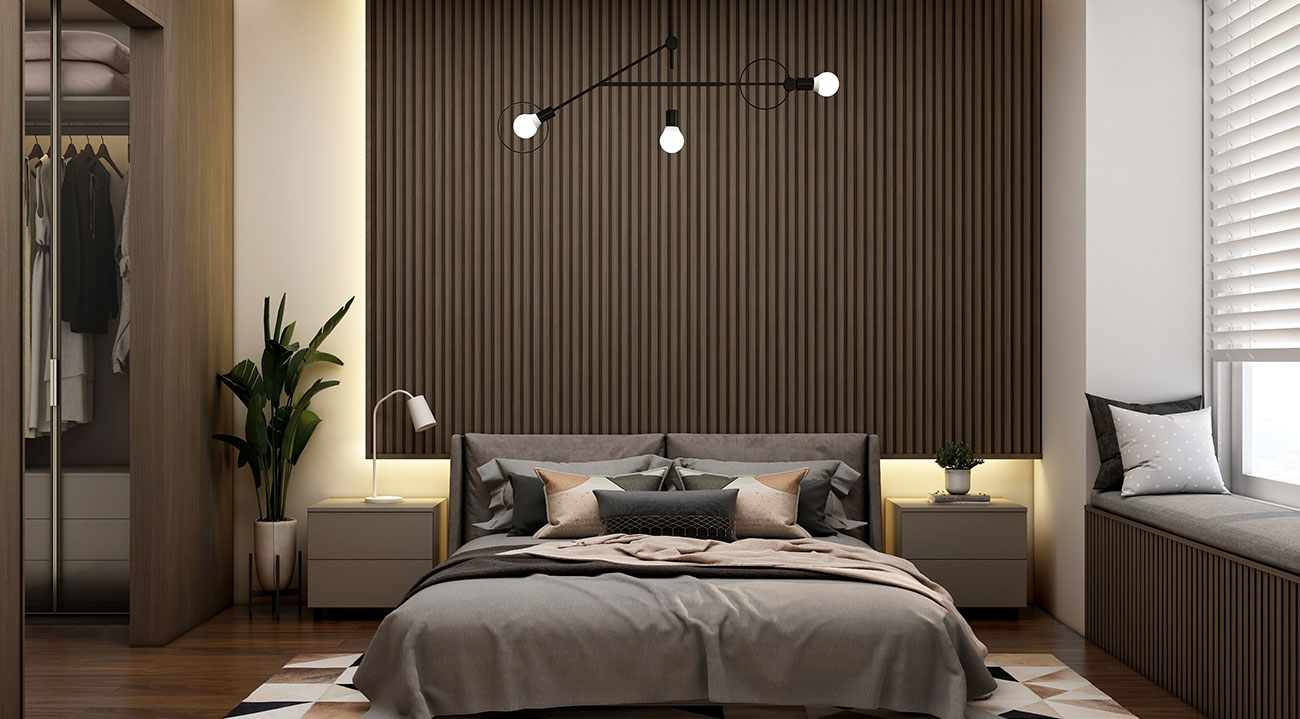 Ecological Wood Bedroom Design