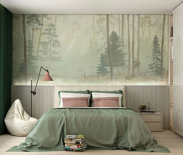 Ecological Wood Bedroom Design