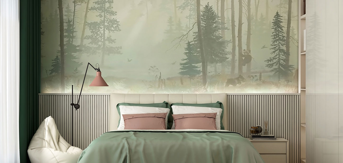 Ecological Wood Bedroom Design
