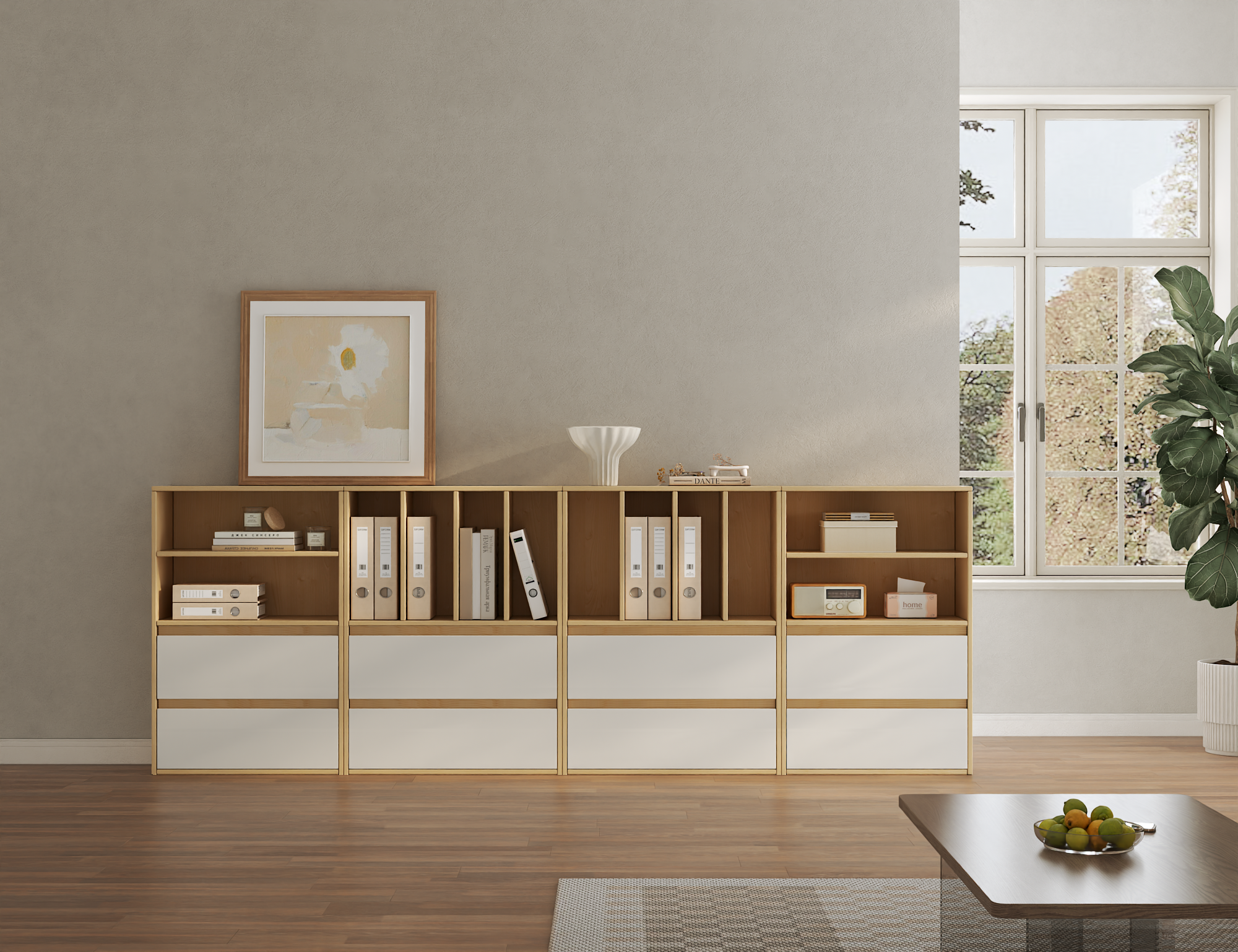 White Maple Storage Cabinet-copy-1778900618