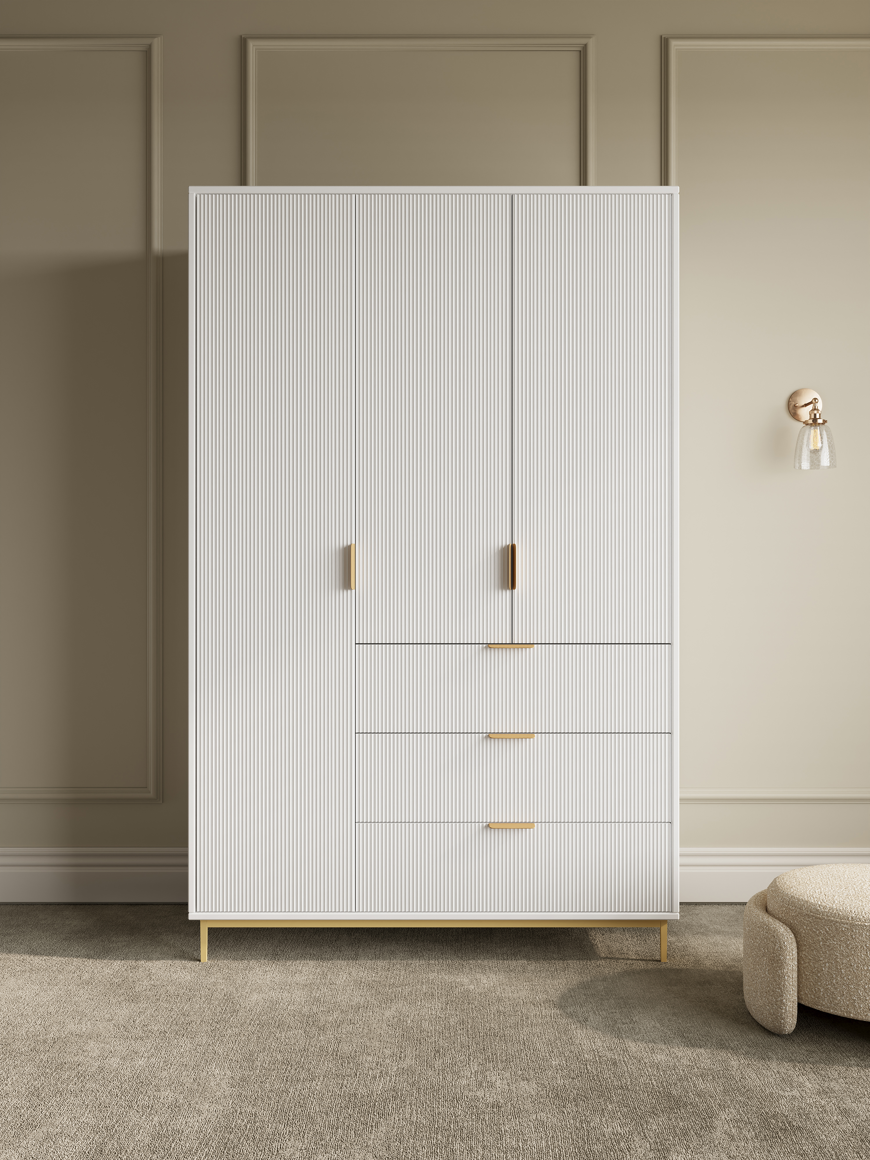 Vertical Grain Wardrobe